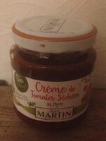 Crème de tomates séchées au thym