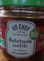 Ratatouille confite aux cranberries par Jean Martin