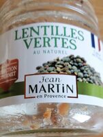 Lentilles vertes au naturel