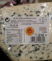 Bleu d'Auvergne AOP