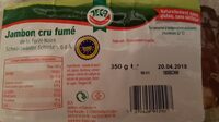 Jambon cru fumé