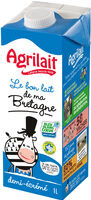 AGRILAIT - DE BRETAGNE Lait demi-écrémé stérilisé UHT brique