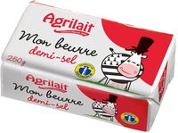 Beurre plaquette 250g demi-sel