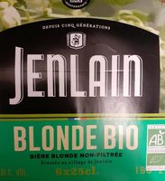 Bière blonde non filtrée