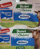 Yaourt au lait de chèvre