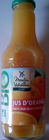 Jus d'orange 100% pur fruit pressé bio