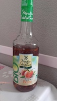 Sirop de peche bio
