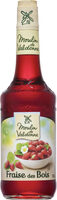 Sirop fraise des Bois
