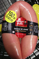 Saucisse de viande superieure METZGER MULLER