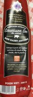 Saucisson sec au poivre