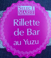 Rillettes de bar au Yuzu