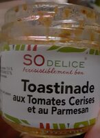 Toastinade aux tomates cerises et au parmesan