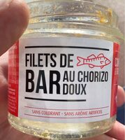 Filets de bar au chorizo doux