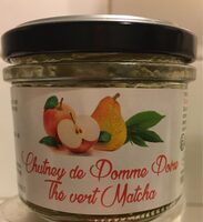 Chutney de pomme poire thé vert matcha