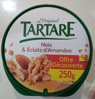 Tartare noix et éclats d'amandes