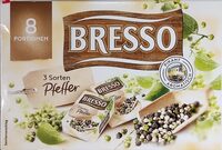 8 Frischkäse-Portionen - 3 Sorten Pfeffer