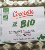 Oeufs bio cocorette