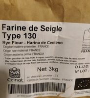 Farine de seigle T130