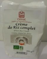 Crème de riz complet