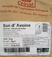 3KG Son Avoine bio