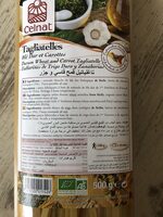 Tagliatelles blé dur et carottes