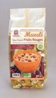 Muesli Sans Gluten Fruits Rouges - Garanti Sans Gluten