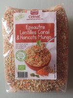 Épeautre lentilles corail et Haricots mungo
