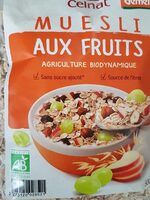 Muesli aux fruits