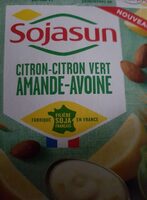 Sojasun Citron- Citron Vert Amande Avoine