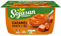 Dessert au soja caramel pointe de sel