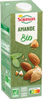 Boisson d'amande bio, stérilisée UHT