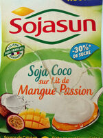 Dessert Soja sur lit de Mangue Passion