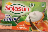 Texture Velours sur lit d'Abricot