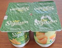 Dessert végétal, Fruits mixés Mandarine-Citron Vert 4 x 100 g