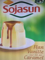 Flan vanille sur lit de caramel