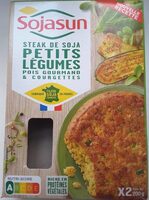 Steak de Soja Petits Légumes