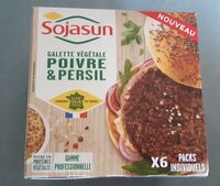 Galette végétale Poivre et Persil