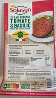 Steak vegetal tomate & basilic