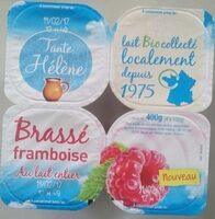 Brassé framboise Au lait entier