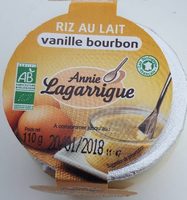 Riz au Lait Vanille Bourbon