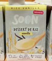 Dessert Riz Vanille