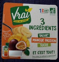 Yaourt Mangue Passion sucre