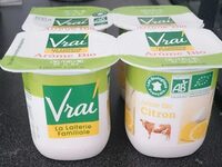 Yaourt Bifidus Arôme Bio Citron