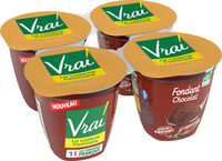 Dessert lacté biologique au chocolat