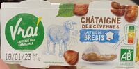 Châtaigne des Cévennes lait bio de brebis