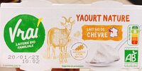 Yaourt nature chèvre