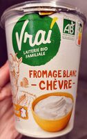 Fromage blanc biologique au lait de chèvre