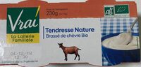 Yaourt brassé biologique au lait de chèvre nature