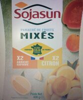 Panaché de fruits mixés : 2 Abricots Goyave, 2 Citron