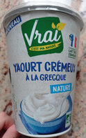 Yaourt cremeux à la grecque nature